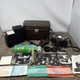 Canon AE-1 Program 35mm SLR Film Camera w/ Flash and Accessories Bundle UNTESTED