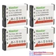 Kastar Replacement Battery Pack for NP-130 & Casio Exilim EX-ZR750 EX-ZR1000RD