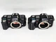 pair of 2 Minolta Maxxum 7000 35mm SLR Film Camera Body only. Working!