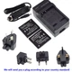 2 Battery +Wall Charger For Panasonic DMW-BCK7 Lumix DMC-FH7 FH8 DMC-FH25 FH27