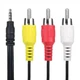 AV A/V Audio Video TV Cable/Cord/Lead For Panasonic PV-GS180 PV-GS150 PV-GS70 P