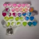30 Pack Heart Pop Mini  Fidget Keychain Toys, Valentines Gift Bag Stuffer