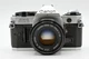 Chrome Canon AE-1 Program SLR Camera+50mm Lens - Very Nice -  Tested Fast Ship