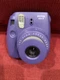 TESTED WORKS Fuji Instax Mini 8 Fujifilm Instant Film Polaroid Camera Purple