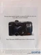 OLYMPUS AZ-200 vintage Camera  Print Ad !! " Black Camera "