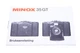✅ MINOX 35 GT CAMERA ORIGINAL INSTRUCTIONS MANUAL SWEDISH 127-2