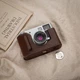 For Fujifilm Xhalf PU Leather Case Protective Shell Base Protective Cover Camera