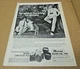 1969 Original Print Ad Ricoh 126C-Flex TLS Camera Vintage
