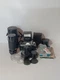 Canon AE-1 Program Film Camera w/ 3 Lenses & Flash Untested (Read Description)