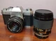 Japan Yashica  FX-2 Camera W/2 Lenses