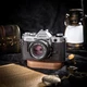 For Canon AE-1 AE-1P A-1  Real Leather Half Camera Case Bag Cover Case Black