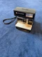 Vtg Polaroid Sun 600 LMS Instant Film Camera with Strap and Flash - (SEE PHOTOS)
