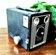 Vintage Eastman Kodak Brownie Target SIX-20 Black Box Camera Art Deco style USA