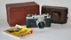 EARLY DARK BLUE SOVIET USSR "FED 2" camera + Industar-26m, f2.8/50 + BOX +GUIDE