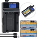2X Battery +LCD Charger For Pentax Digibino DB100 DB200 K100D Super K110D Camera
