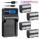 Kastar Battery LCD Charger for Sony NP-FM50 BC-VM50 & Sony Cyber-shot DSC-F707