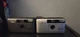 2 Konica Big Mini Point & Shoot Compact Camera Date BM-201 Gray Strap /w 1 case