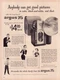 Argus 75 Camera 1954 Print Ad Flash Bulb Full Page - 10.5 x 13.5