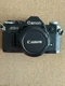 Canon AE-1 Black 35mm SLR Film Camera w/ Canon FD 50mm f/1.8 Lens