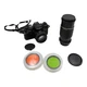 Minolta X-700 35mm SLR Film Camera W 2 50mm F1.4 MD Rokinon 75-200mm F4, Filter