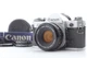 [MINT] Canon AE-1 Silver 35mm Film Camera SLR FD 50mm f1.8 SC Lens From JAPAN