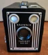 Vintage Eastman Kodak BROWNIE TARGET SIX-20 Box Camera w/ Tag- Good shutter!