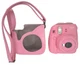 Fujifilm Instax Mini 9 Flamingo Pink & Carrying Case Instant Film Camera READ!!!