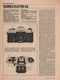 Yashica/Topcon -Electro AX/IC-1 - Original Camera Magazine Report - 1973