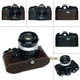 For Nikon FM2 FM FM2n FE FE2 Databack Genuine Real Leather Half Camera Case Bag