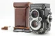 White Face [Top MINT w/ Case] Rolleiflex 3.5F Xenotar 75mm Late Model From JAPAN