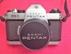 ASAHI PENTAX ES II CHROME BODY CAMERA wf/1.8 55MM SMC TAKUMAR LENS