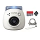 FUJIFILM INSTAX PAL Digital Camera (Milky White), MicroSDHC Memory Card