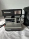 Vintage Polaroid Sun 600 SE Instant Film Flash Camera Strap Carry Case