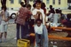 c1970's 35mm Slide Film Picnic Gathering Coca Cola Crate White Sedan Man Child