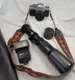 Vtg Canon AE-1 35mm Manual SLR Film Camera w/ 50mm 1:1.8 Lens + Accessories 