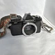 Asahi Pentax MV 35mm SLR Film Camera Body Only Black w/ Strap Body FOR PARTS 