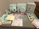 Fujifilm Instax Mini 9 Instant Print Camera & Accessories Ice Blue Instant Film 