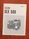 RICOH SLX 500 INSTRUCTION BOOK/147977