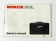 Minox 35 GL Camera INSTRUCTION MANUAL USERS GUIDE / OPERATING