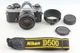 [N MINT w/Strap] Nikon FE Film Camera Ai-s 50mm f/1.8 MF Pancake Lens From JAPAN