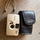 Polaroid 2400FF Point & Shoot 35mm Film Camera Silver Built-in Flash Case