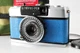 Meter OK New Leather Blue [Near MINT] OLYMPUS PEN EE-3 Film Camera From JAPAN