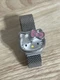 Sanrio Hello Kitty Quartz Wristwatch Stainless Steel Band Japan 2011 NEW Battery