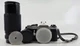 Pentax ME Asahi Silver SLR 35mm Camera Body From Japan With 200mm Macro Lens