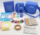 Fujifilm Instax Mini 9 Blue Instant Camera Bundle Case Filters Frames.WORKS.READ