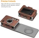 Fujifilm Instax Mini EVO Hybrid Instant Film Camera Brown AND Protective Case