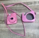 Fujifilm Instax Mini 9 Instant Camera Pink + Case &ndash; Tested & Clean &ndash; Works Great