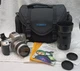 Minolta Dynax 303si SLR Film Camera  + 2 Zoom Lenses Case Bundle