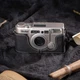 For Rollei AFM35 Black Handmade Genuine Real Leather Half Camera Case Bag Cover