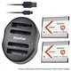 DUAL Charger Combo For Sony NP-BN1 DSC-W650 W690 W710 W730 W800 W810 W830 WX5